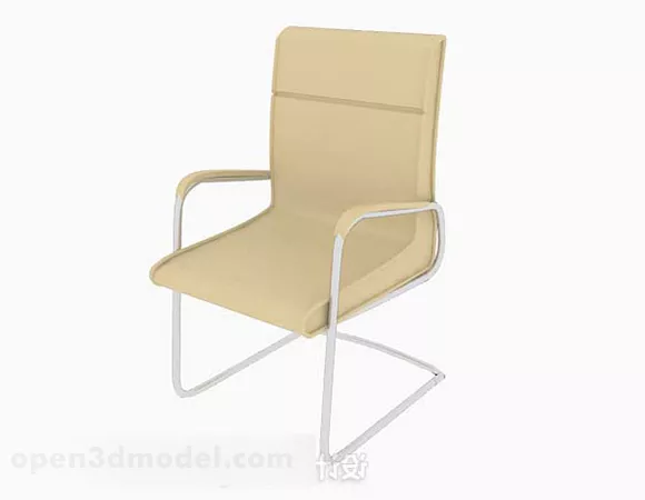 Modern Home Yellow Lounge Chair 3d model Modern Home Yellow Lounge Chair 3d model