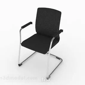 Modern Leisure Black Chair 3d model