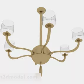 Modern Living Room Candle Holder 3d model
