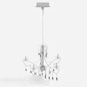Modern Living Room Minimalist Crystal Lamp 3d model