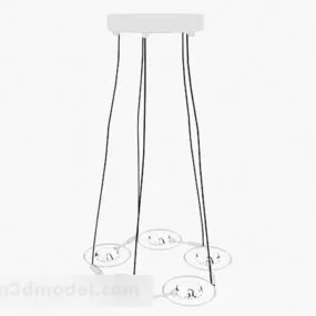 Living Room Pentagon Chandelier 3d model