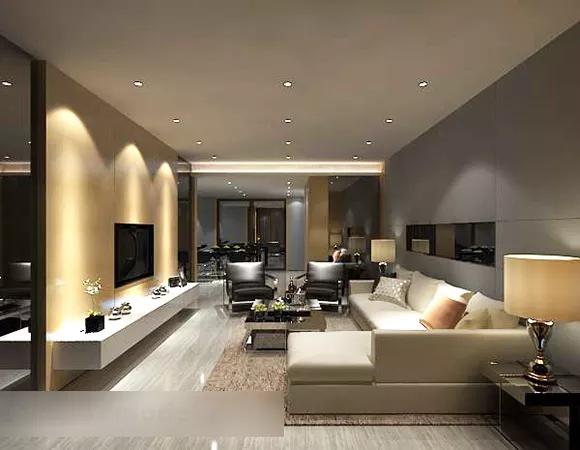 Modern Living Room Tv Wall Interior 3d model Modern Living Room Tv Wall Interior 3d model