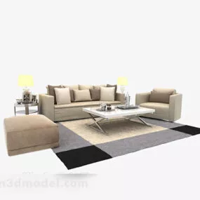 Modern Minimalist Furniture 3d model
