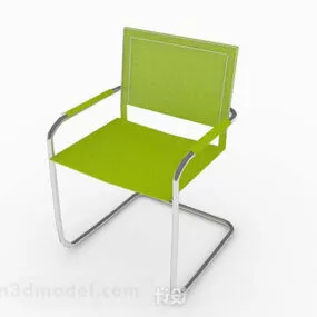 Modern Minimalist Green Home Chair 3d model