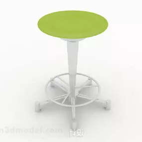 Modern Minimalist Green Stool 3d model