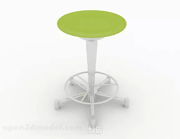 Modern Minimalist Green Stool 3d model Modern Minimalist Green Stool 3d model