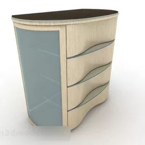 Modern Minimalist Office Cabinet 3d model