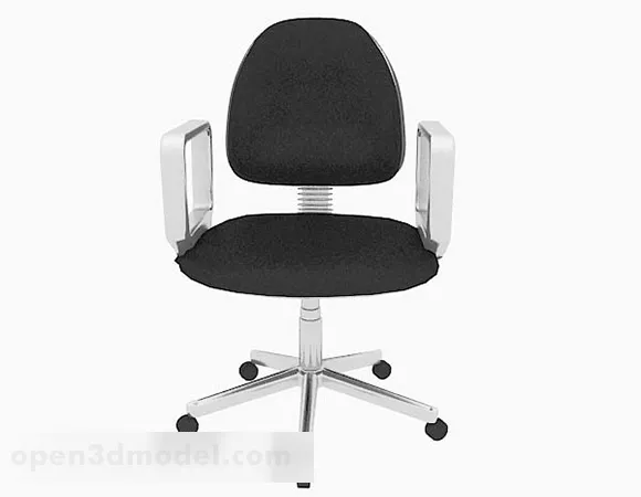 Modern Minimalist Office Chair On Casters 3d model Modern Minimalist Office Chair On Casters 3d model