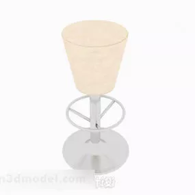 Modern Minimalist Personality Bar Stool 3d model