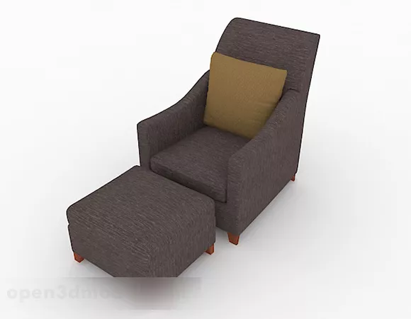 Modern Single Sofa Furniture Minimalist 3d model Modern Single Sofa Furniture Minimalist 3d model