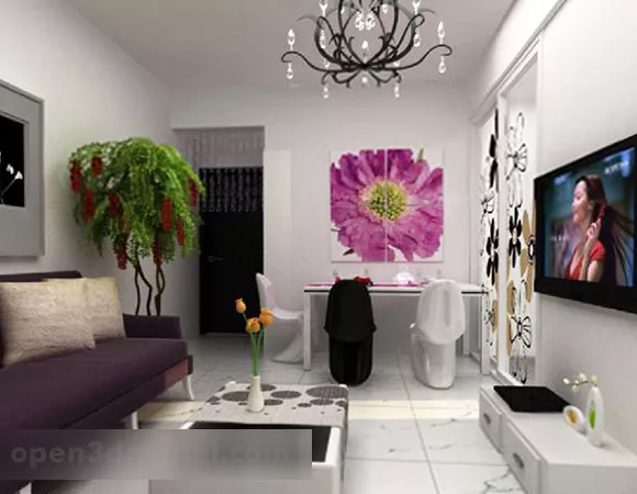 Old City Apartment 3d model