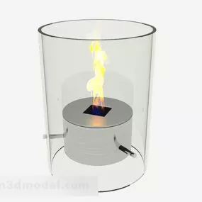 Modern Minimalist Stove 3d model