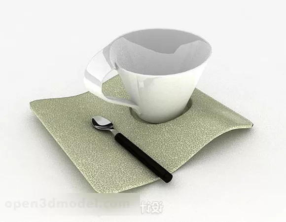 Modern Minimalist Tea Set 3d model Modern Minimalist Tea Set 3d model