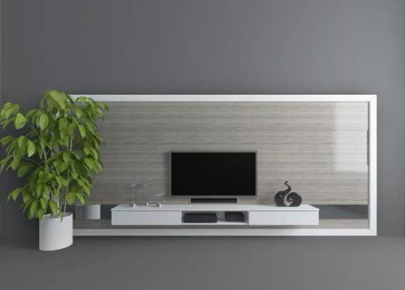 Television Gadget With Thick Bezel 3d model
