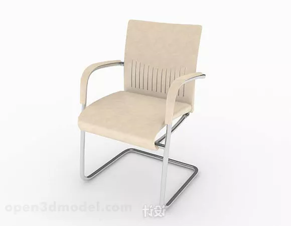 Modern Minimalist Yellow Lounge Chair 3d model Modern Minimalist Yellow Lounge Chair 3d model