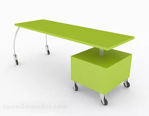 Modern Green Coffee Table 3d model Modern Green Coffee Table 3d model