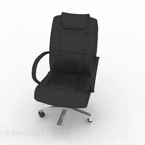 Modern Office Black Chair 3d model