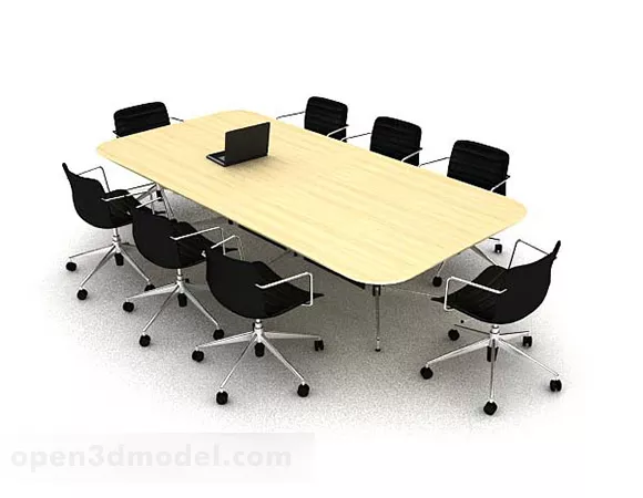 Modern Office Conference Tables And Chairs 3d model Modern Office Conference Tables And Chairs 3d model