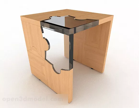 Modern Personality Desk 3d model Modern Personality Desk 3d model