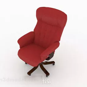 Modern Red High-end Chair 3d model
