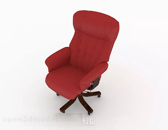Modern Red High-end Chair 3d model Modern Red High-end Chair 3d model