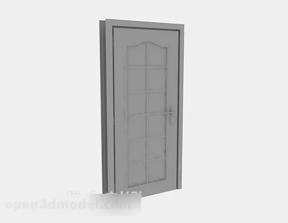 Modern Room Door 3d model Modern Room Door 3d model