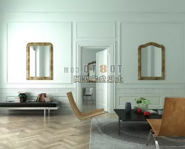 Modern Simple European Style Decoration Style Interior 3d model Modern Simple European Style Decoration Style Interior 3d model