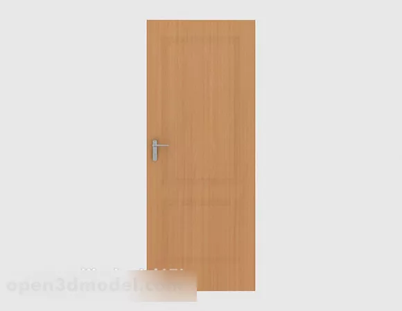 Modern Solid Wood Home Door V1 3d model Modern Solid Wood Home Door V1 3d model
