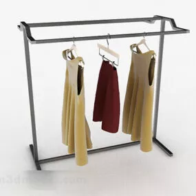 Modern Stainless Steel Drying Rack 3d model