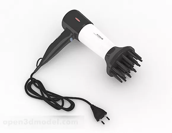 Dryer With Hanger Equipment 3d model