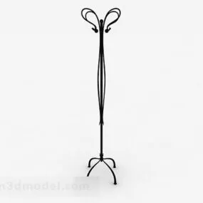 Modern Black Stainless Steel Hanger 3d model
