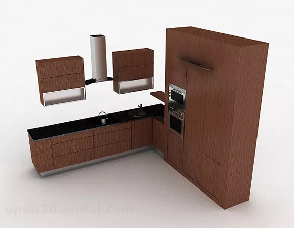 Shower Modernism Decorative 3d model