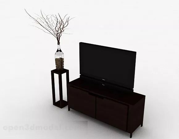 Crt Tv Vintage Style 3d model