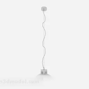 Modern Style Conical Glass Chandelier 3d model