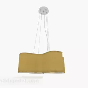Modern Ginger Irregular Shape Chandelier 3d model