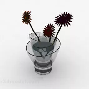 Modern Style Glass Home Decoration 3d model