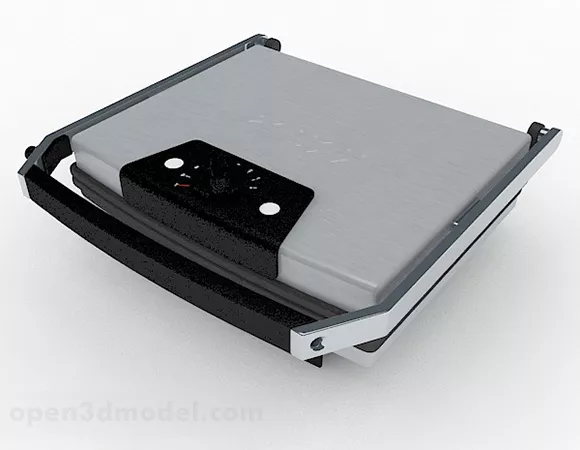 Modern Gray Electronic Scale 3d model Modern Gray Electronic Scale 3d model