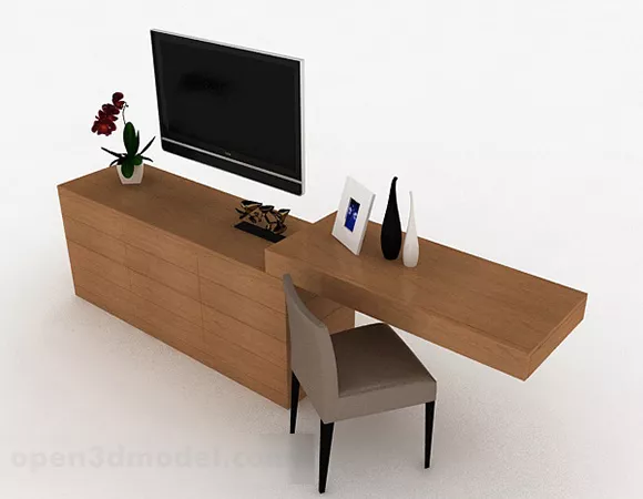Modern Style Home Tv Cabinet 3d model Modern Style Home Tv Cabinet 3d model