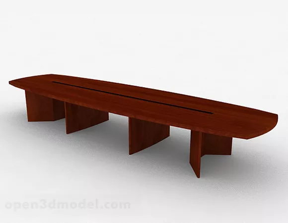 Modern Large Conference Table 3d model Modern Large Conference Table 3d model