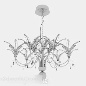Lily Flower Chandelier 3d model