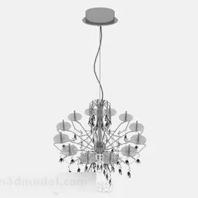 Modern Style Living Room Chandelier 3d model