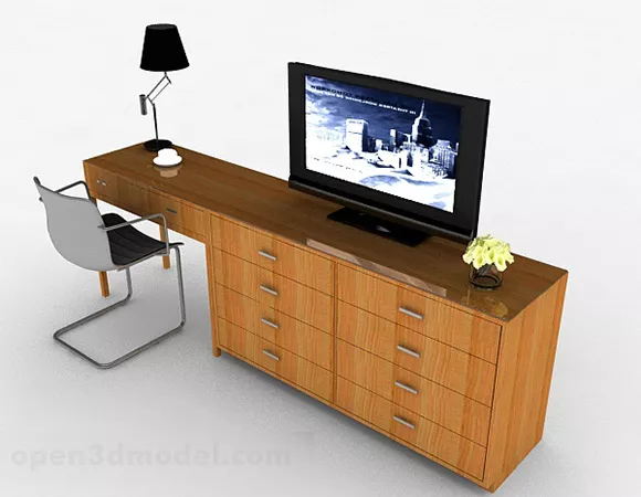 Modern Multi-functional Tv Cabinet 3d model Modern Multi-functional Tv Cabinet 3d model