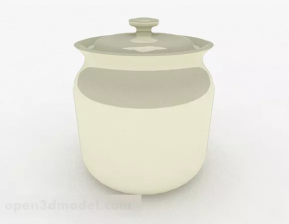 Old Ancient Jar 3d model
