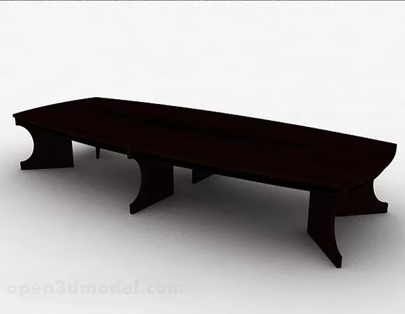 Modern Style Rectangular Conference Table V1 3d model Modern Style Rectangular Conference Table V1 3d model
