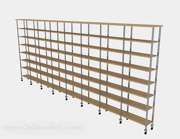 Supermarket Shelf 3d model Supermarket Shelf 3d model