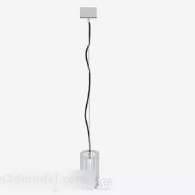 Modern Style Single Crystal Chandelier 3d model