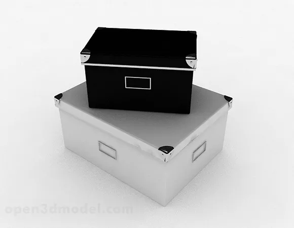 Modern Style Storage Box 3d model Modern Style Storage Box 3d model