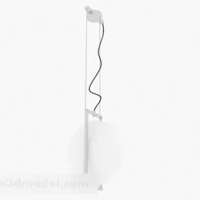 Modern Disc Shaped Chandelier 3d model