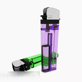 Modern Transparent Lighter 3d model
