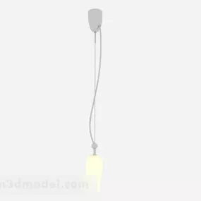Modern Style Warm Yellow Ceiling 3d model